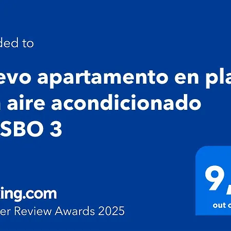 Nuevo En Playa Con Aire Acondicionado Masbo 3 Apartamento